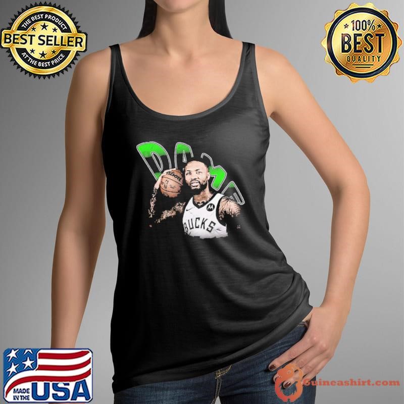 Damian Lillard Dame American professional basketball Milwaukee Bucks T-Shirt
