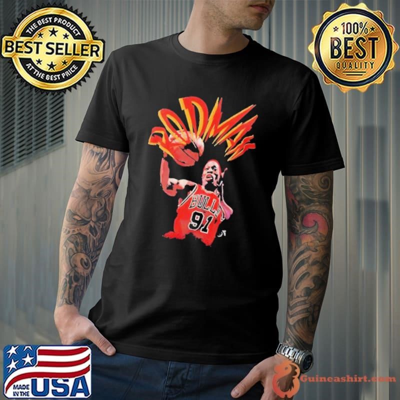 Dennis Rodman Chicago Bulls blaze Unisex
