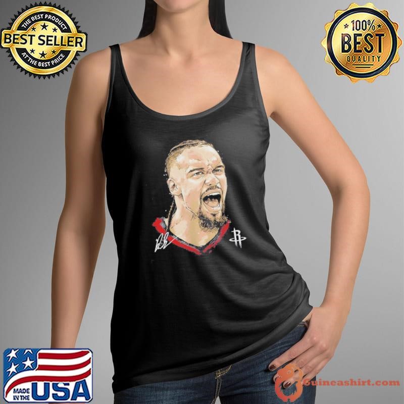 Dillon Brooks Houston Rockets MLB Basketball Player Portrait Signature Shirt