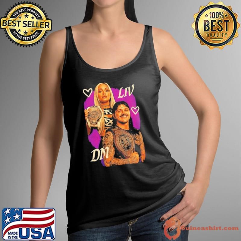 Dominik Mysterio and Liv Morgan portrait shirt