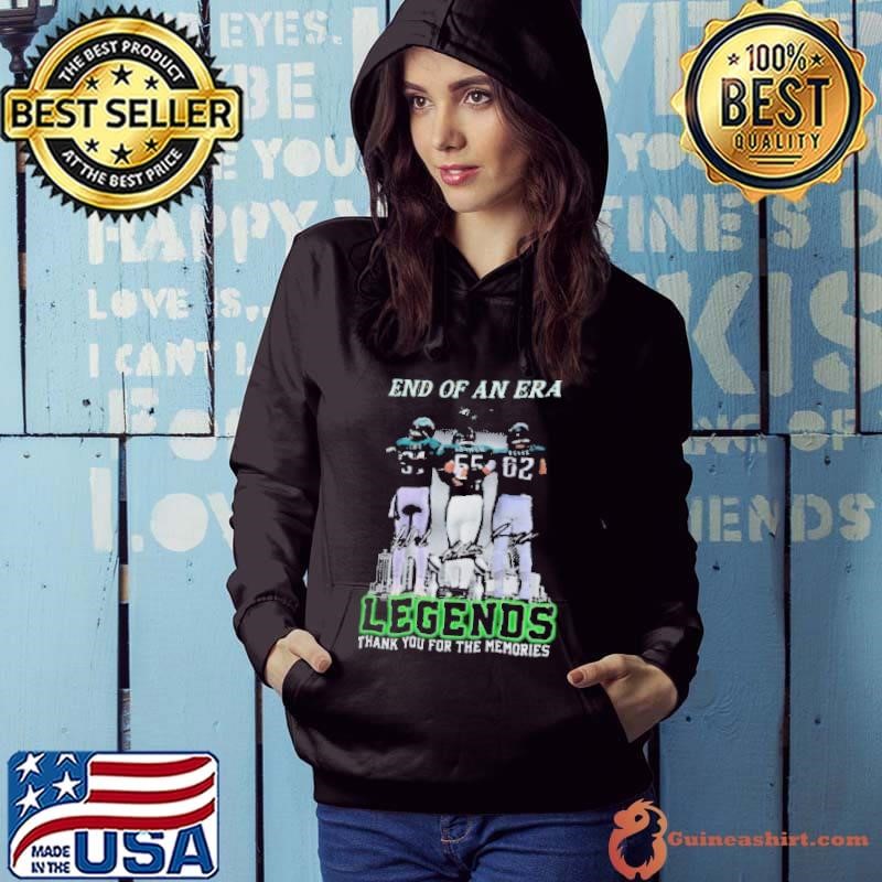 End Of An Era Philadelphia Eagles Legends Thank You For The Memories 2025 Hoodie