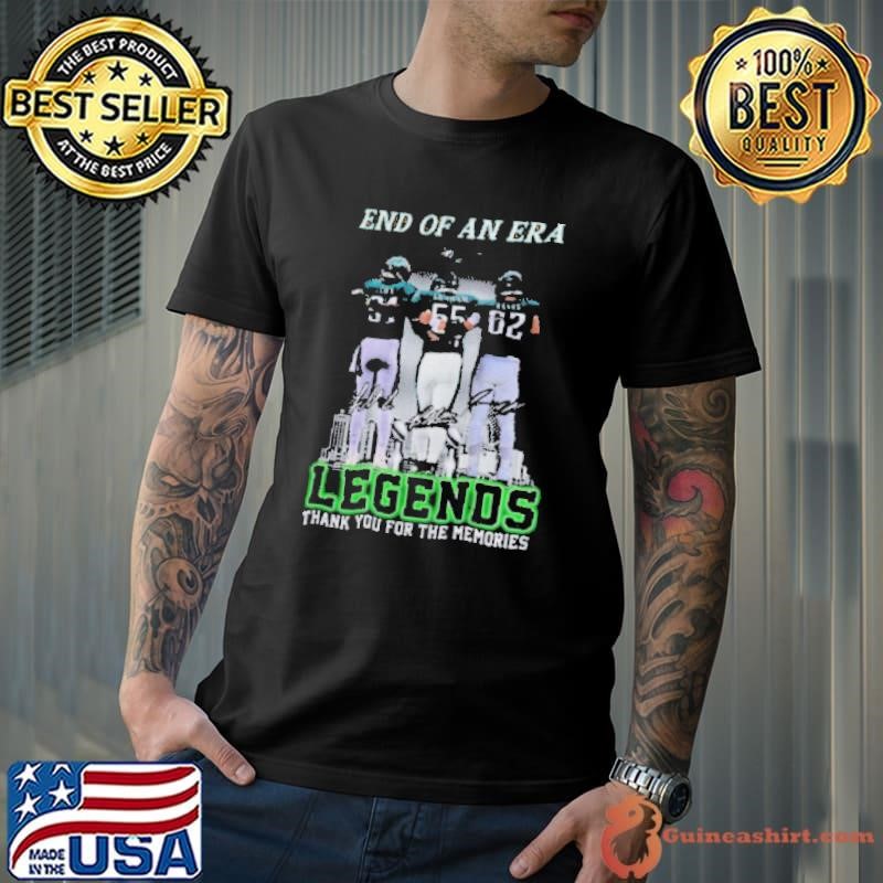 End Of An Era Philadelphia Eagles Legends Thank You For The Memories 2025 Shirt