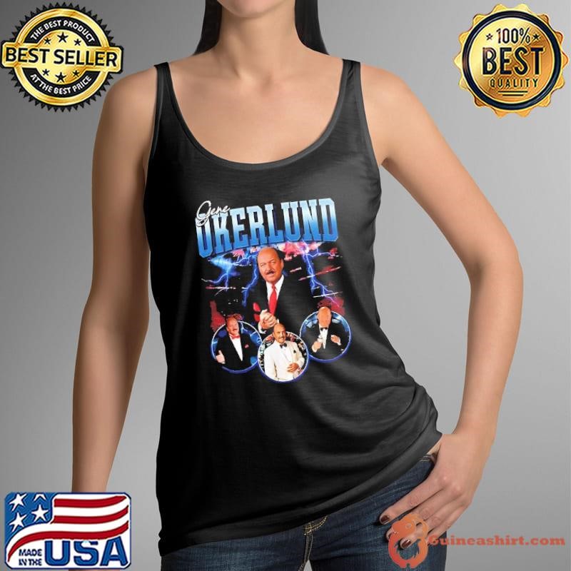 Gene Okerlund WWE bootleg lightning shirt