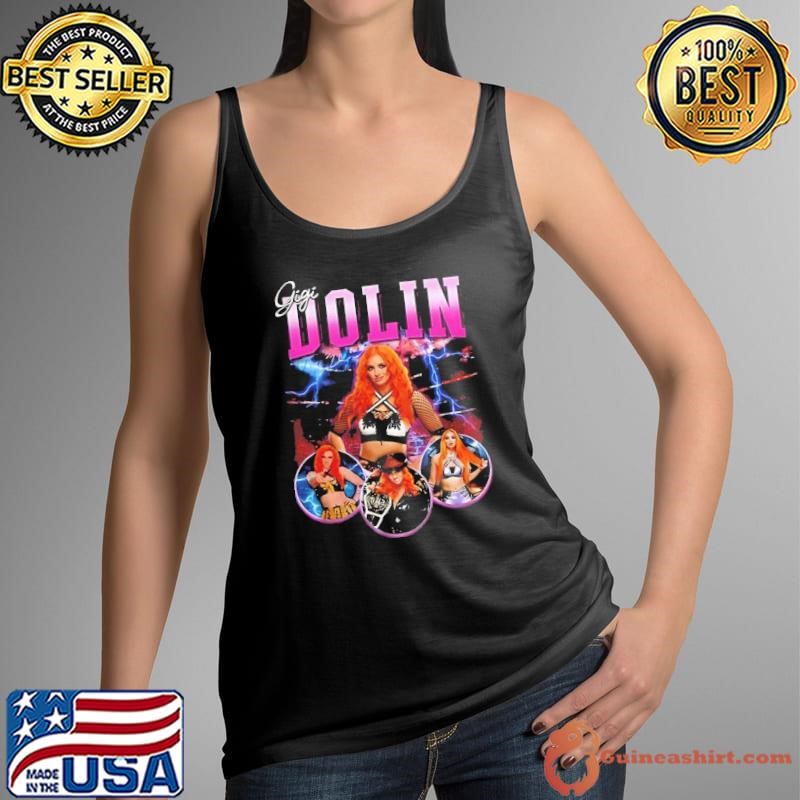 Gigi Dolin Priscilla Kelly WWE bootleg lightning Tank Top