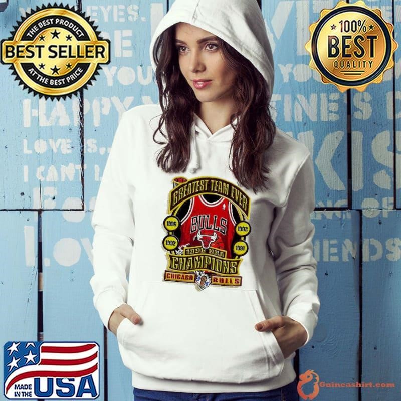 Greatest team ever Chicago Bulls Champions 1996 NBA shirt