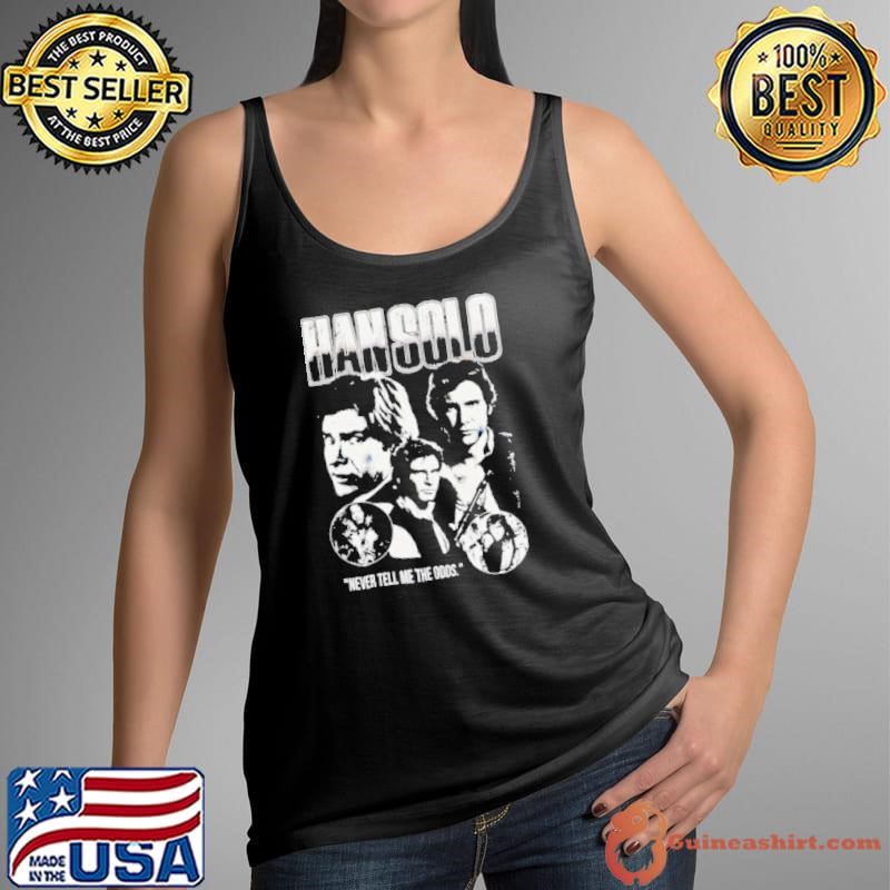 Han Solo Retro Style Never Tell Me The Odds shirt
