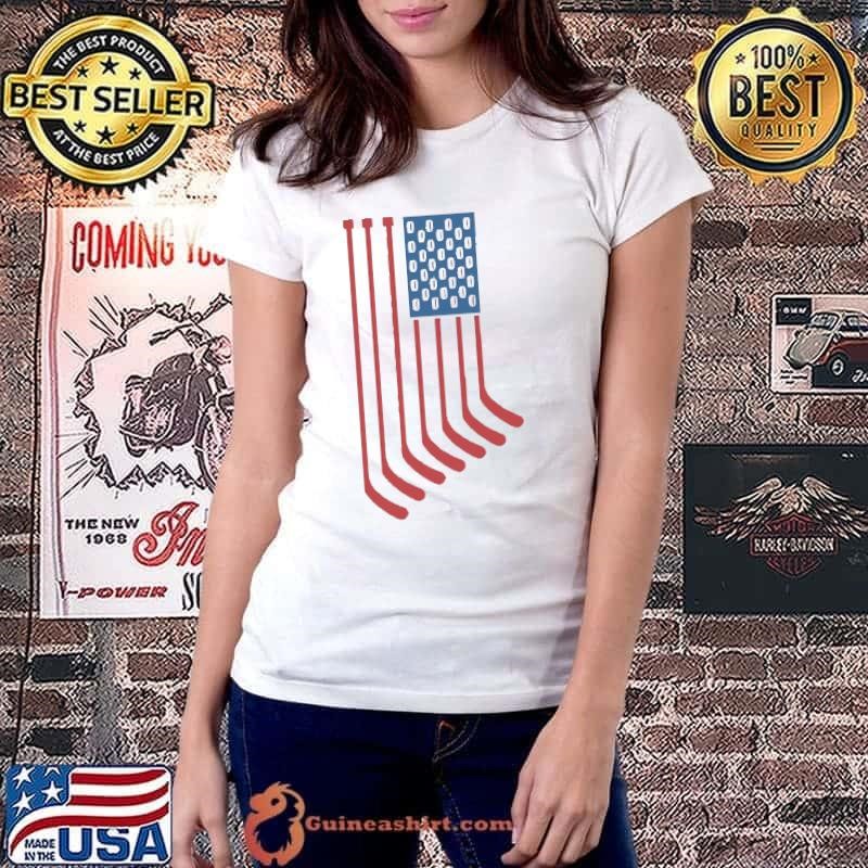 Hockey Stick American Flag Ladiestee
