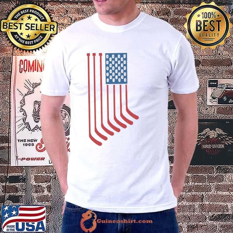 Hockey Stick American Flag Unisex