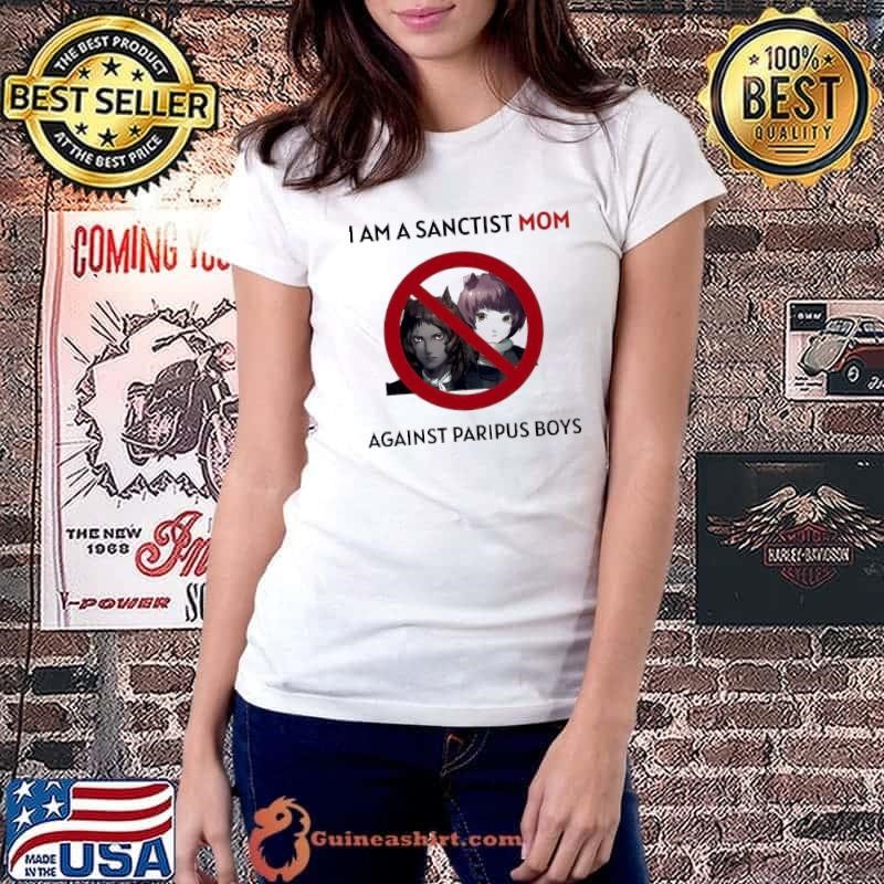 I am a Sanctist Mom against paripus boys shirt