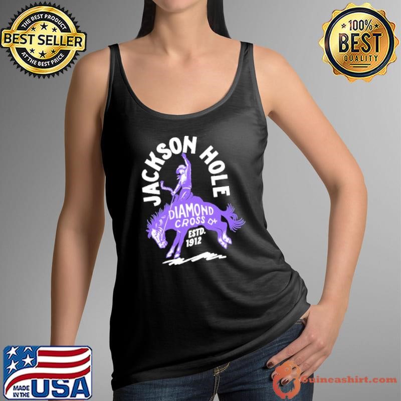 Jackson hole diamond cross estf. 1912 cowboy shirt
