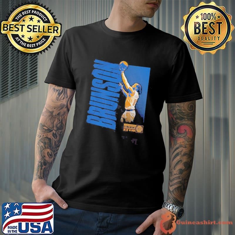 Jalen Brunson New York Knicks NBA Basketball Player Wave Graphic Shirt