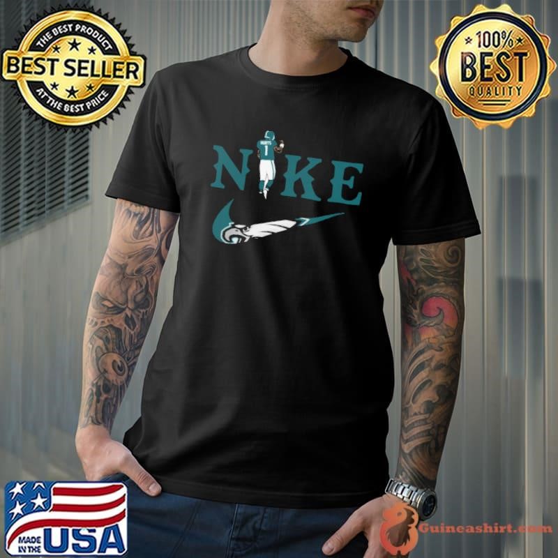 Jalen Hurts Philadelphia Eagles Nike Logo Shirt