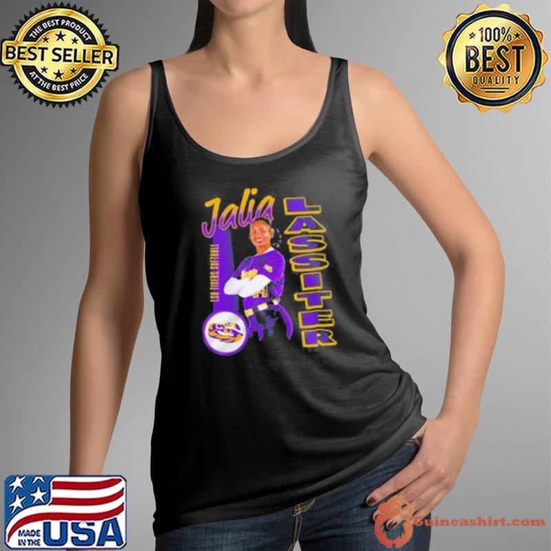 Jalia Lassiter LSU Tigers softball retro shirt