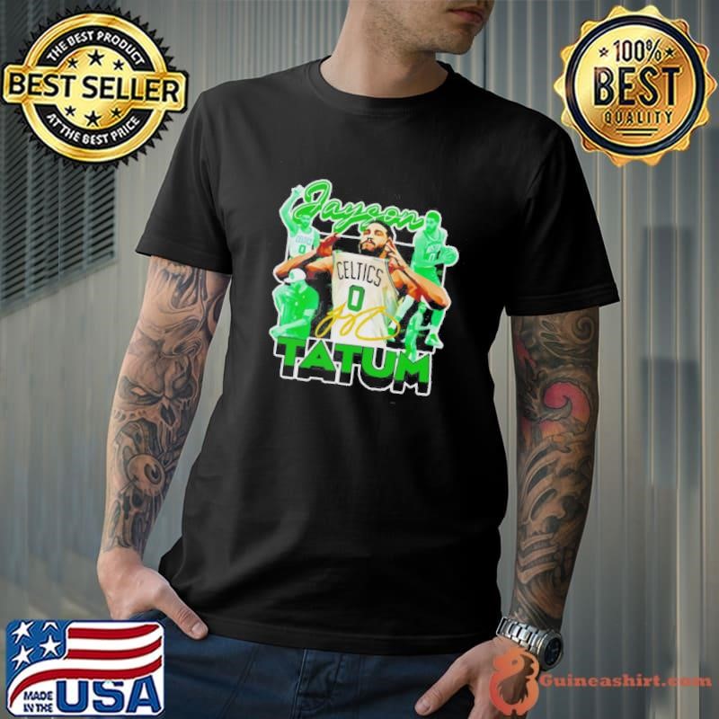 Jayson Celtics 0 Signature Green Boston Tatum Basketball Art Unisex