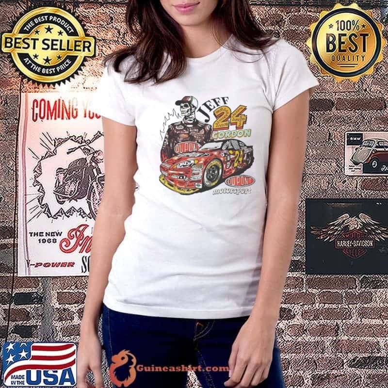 Jeff Gordon NASCAR Skull Motorsport Shirt