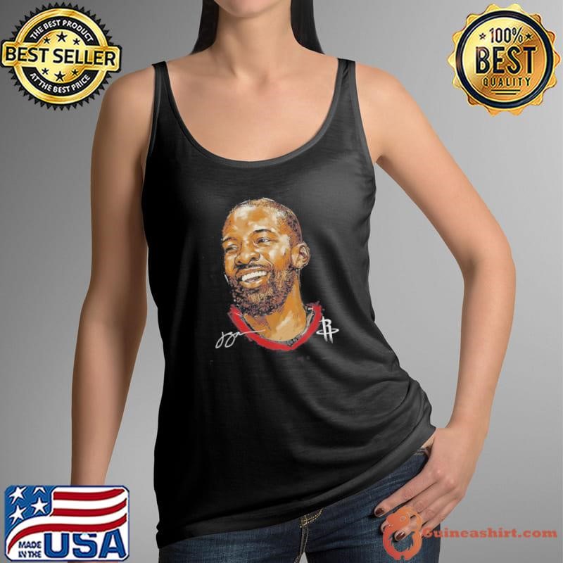 Jeff Green Houston Rockets MLB Basketball Player Portrait Signature Tank Top