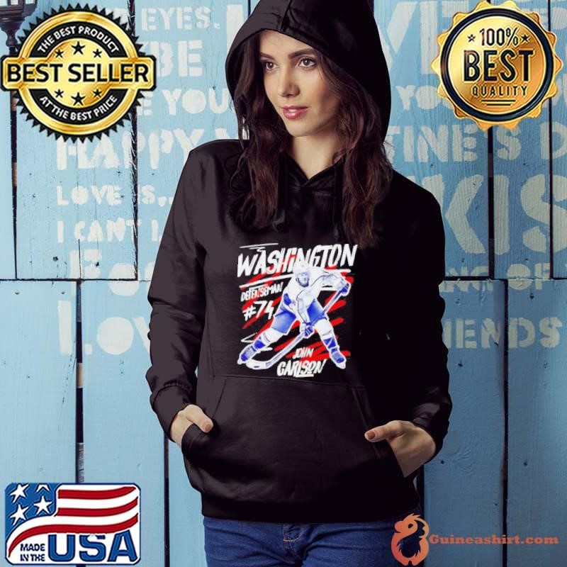 John Carlson Washington Splatter Poster Hoodie