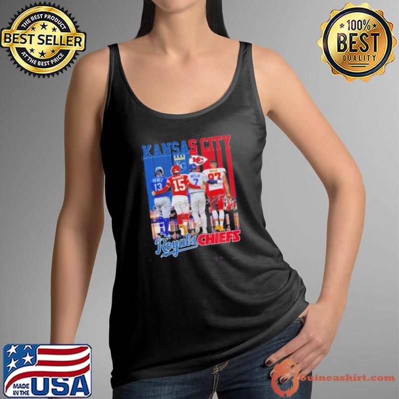 Kansas City Royals X Kansas City Chiefs Players Signatures 2025 Shirt