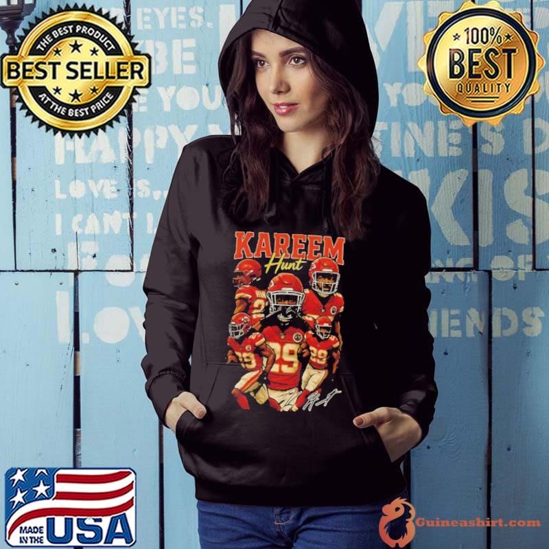 Kareem Hunt Kansas City Chiefs NBA signature vintage Hoodie