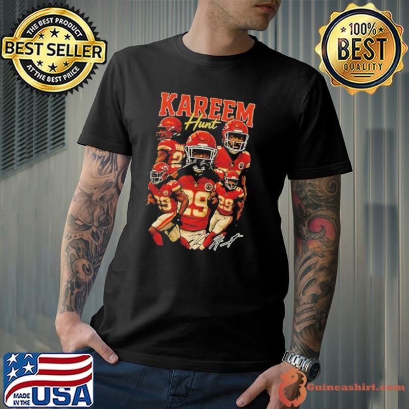 Kareem Hunt Kansas City Chiefs NBA signature vintage Unisex