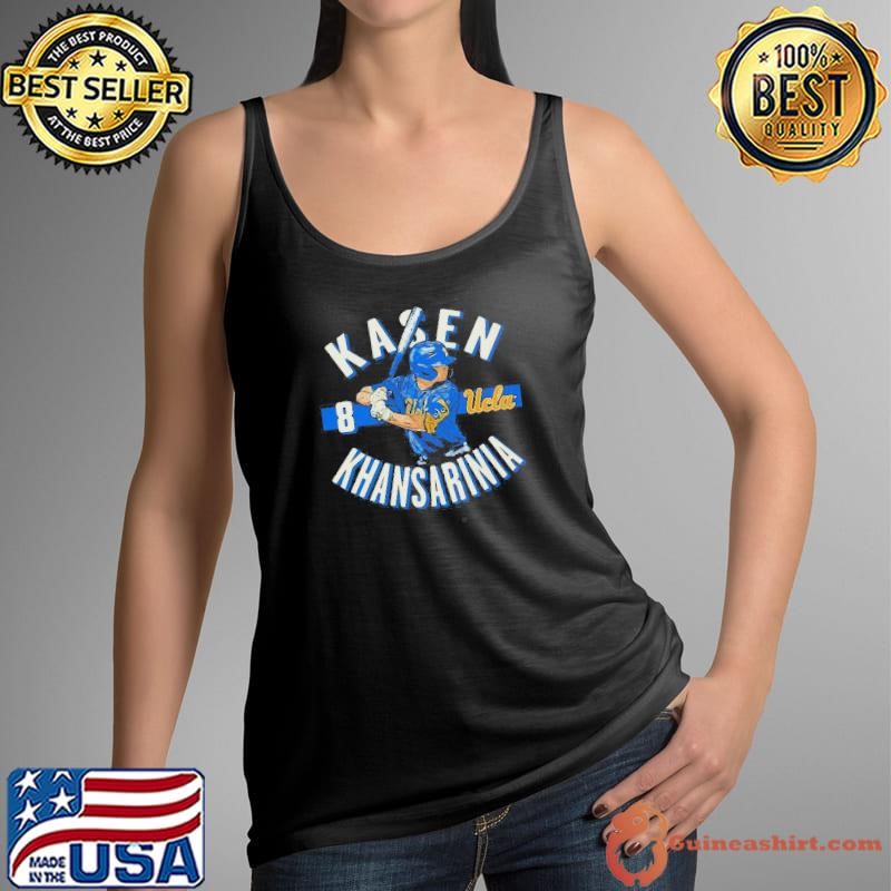 Kasen Khansarinia Illustrated UCLA Bruins Baseball NCAA Division I 2025 Vintage shirt