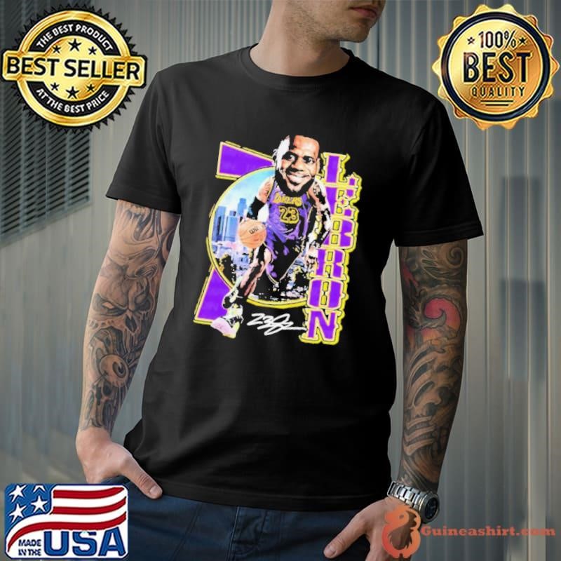 LeBron James Los Angeles Lakers big head signature Unisex