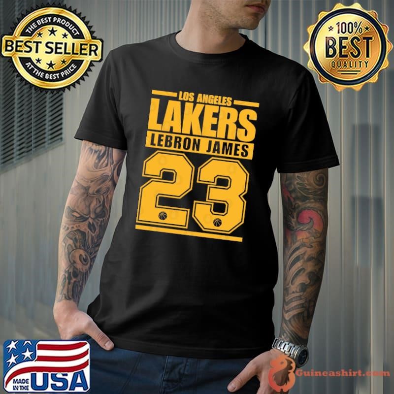 Los Angeles Lakers Lebron 23 Basketball Varsity Shirt