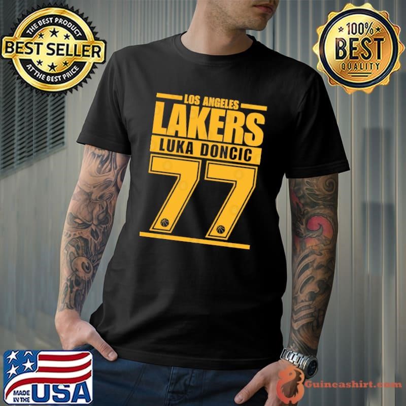 Los Angeles Lakers Luka Doncic 77 Basketball Varsity Unisex