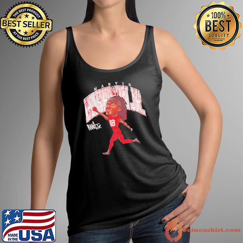 Marvin Harrison Jr. Arizona Cardinals Cartoon signature shirt