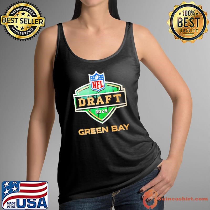 NFL Draft 2025 Green Bay Packers logo shirt