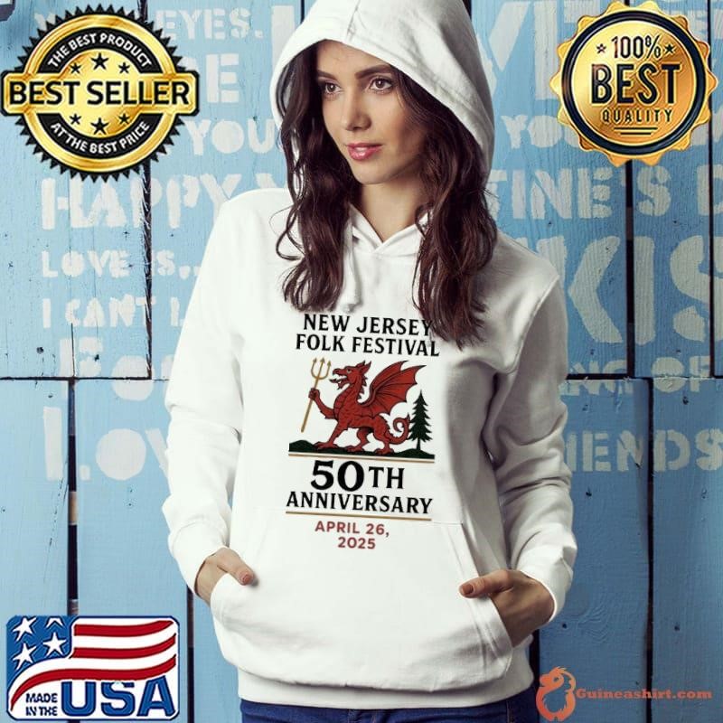 New Jersey folk festival 50th anniversary 2025 shirt