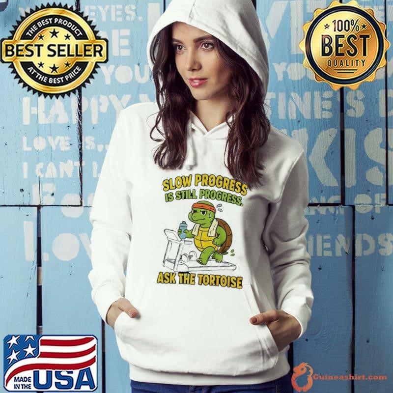Ninja Turtle slow progress is still progress ask the tortoise Hoodie