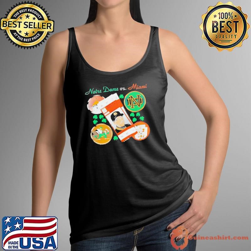 Notre Dame vs Miami 90s Tank Top