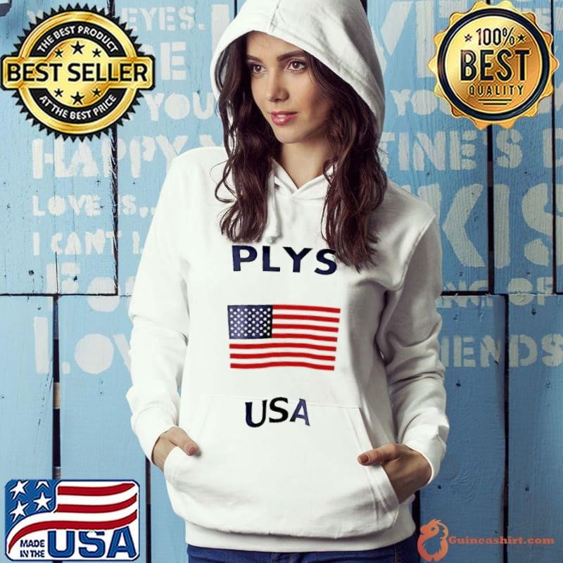 PLYS USA flag shirt
