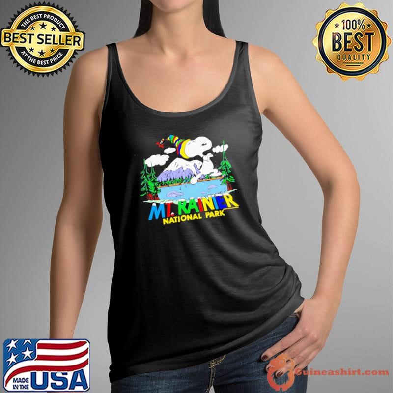 Peanuts Snoopy x Mount Rainier National Park shirt