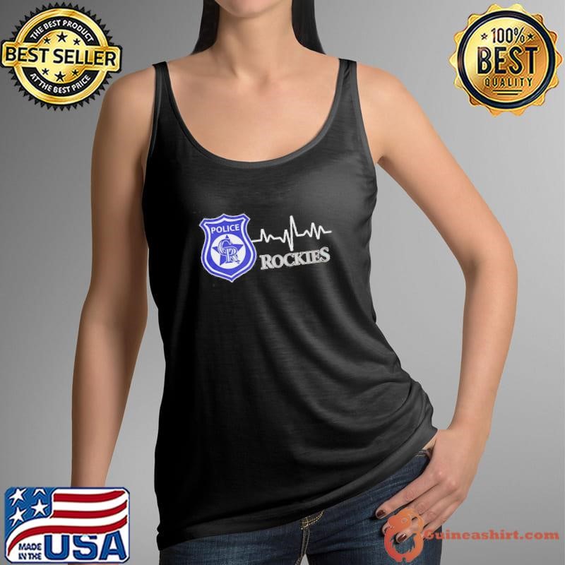Police Heart Rate Colorado Rockies Shirt