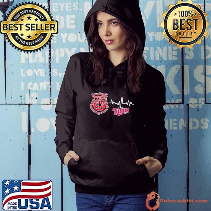 Police Heart Rate Minnesota Twins Hoodie