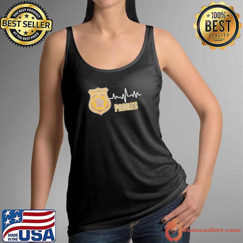 Police Heart Rate San Diego Padres Shirt