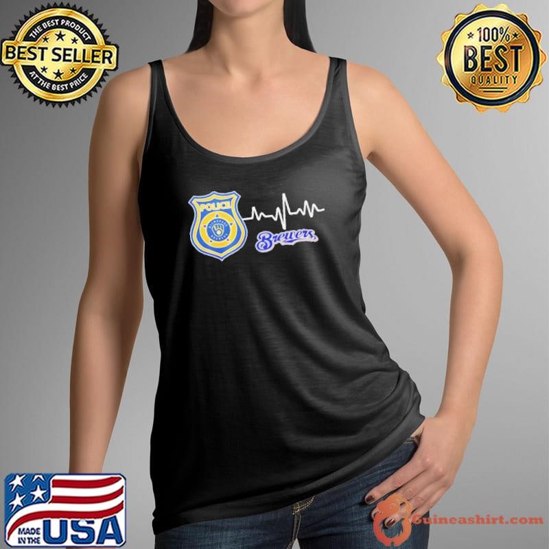 Police heart rate Milwaukee Brewers Tank Top