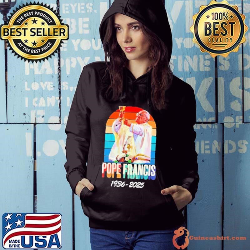 Pope Francis Memorial Tribute 1936-2025 Vintage Hoodie