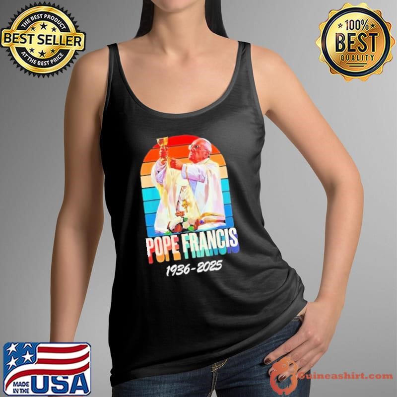 Pope Francis Memorial Tribute 1936-2025 Vintage shirt
