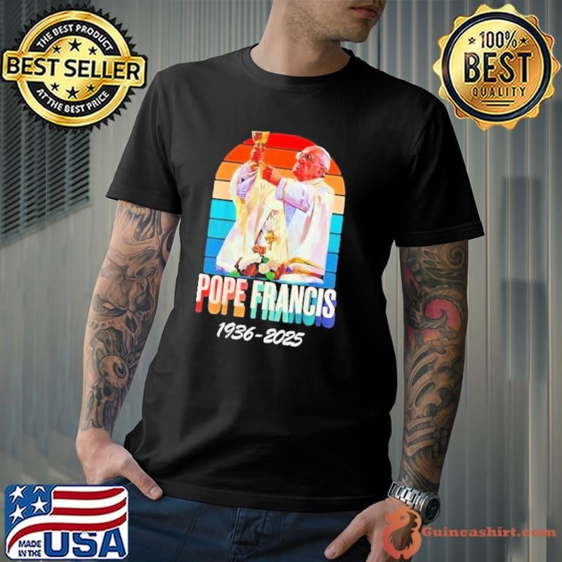 Pope Francis Memorial Tribute 1936-2025 Vintage Unisex