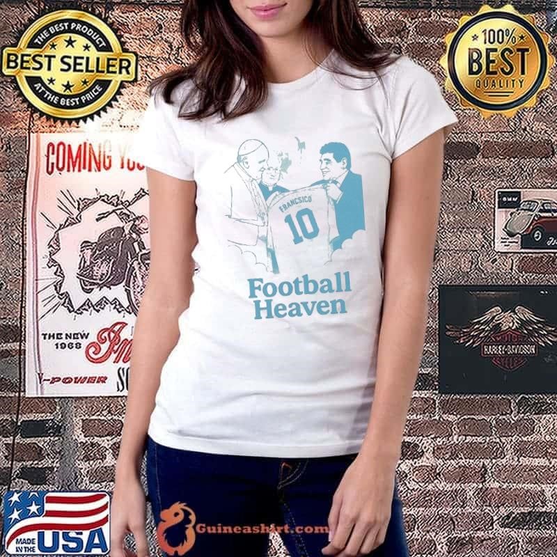 Pope Francis and Maradona football heaven shirt