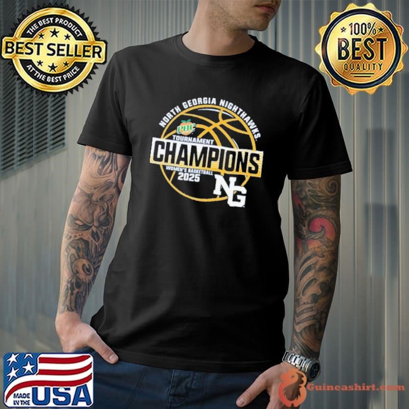 RBL University of North Georgia Nighthawks 2025 W PBC Basketball Conference Champs shirt