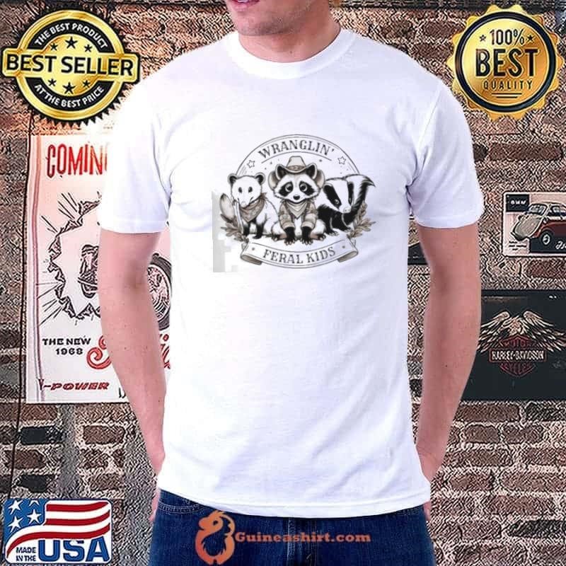 Raccoon and possum wranglin’ feral kids Unisex