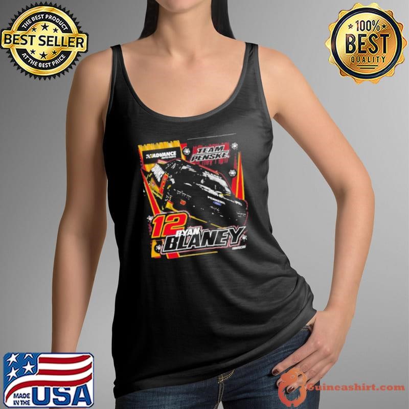 Ryan Blaney Team Penske Charcoal Advance Auto Parts Tank Top