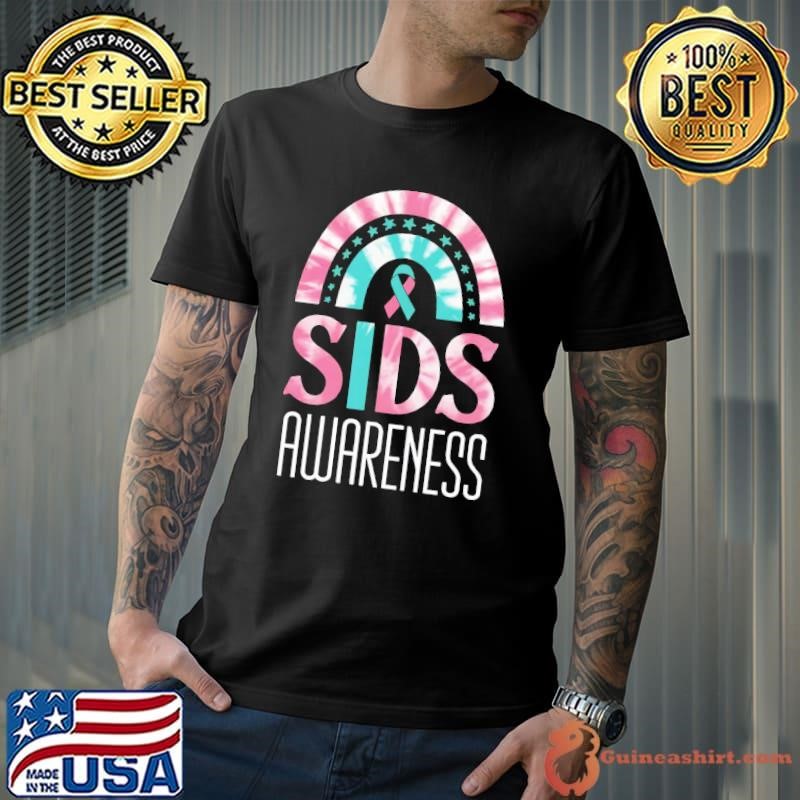 SIDS Awareness Pink Blue Ribbon Sudden Infant Death Syndrome T-Shirt