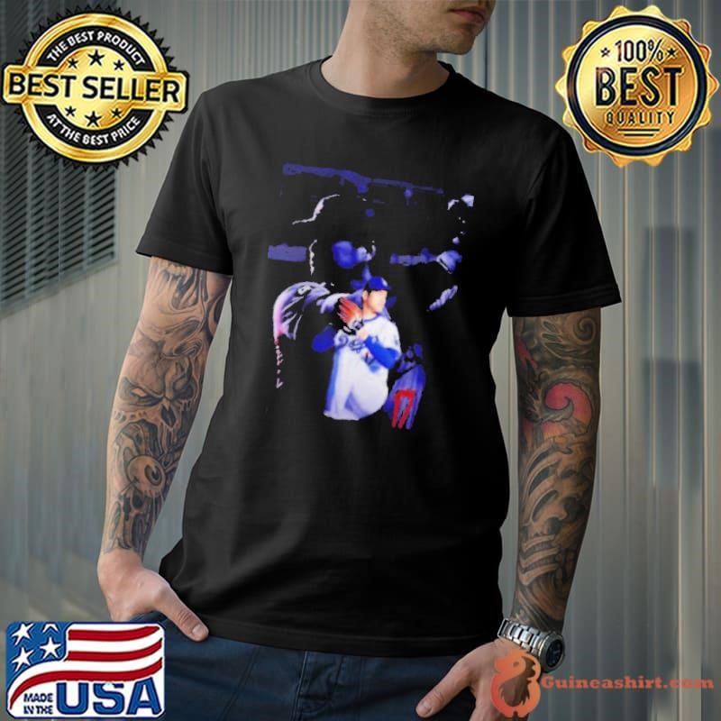 Shohei Ohtani Los Angeles Dodgers first pitch walkoff dinger shirt