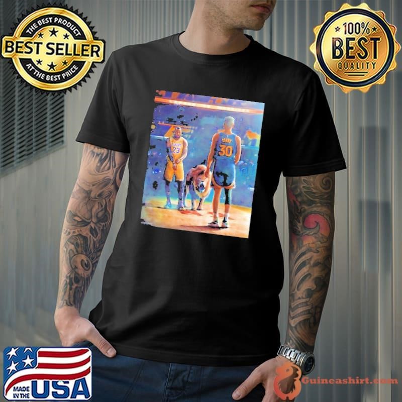 Stephen Curry and LeBron James 34+ points tonight shirt