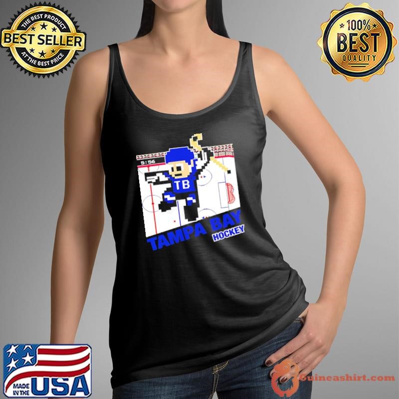Tampa Bay hockey 8-bit cartoon shirt